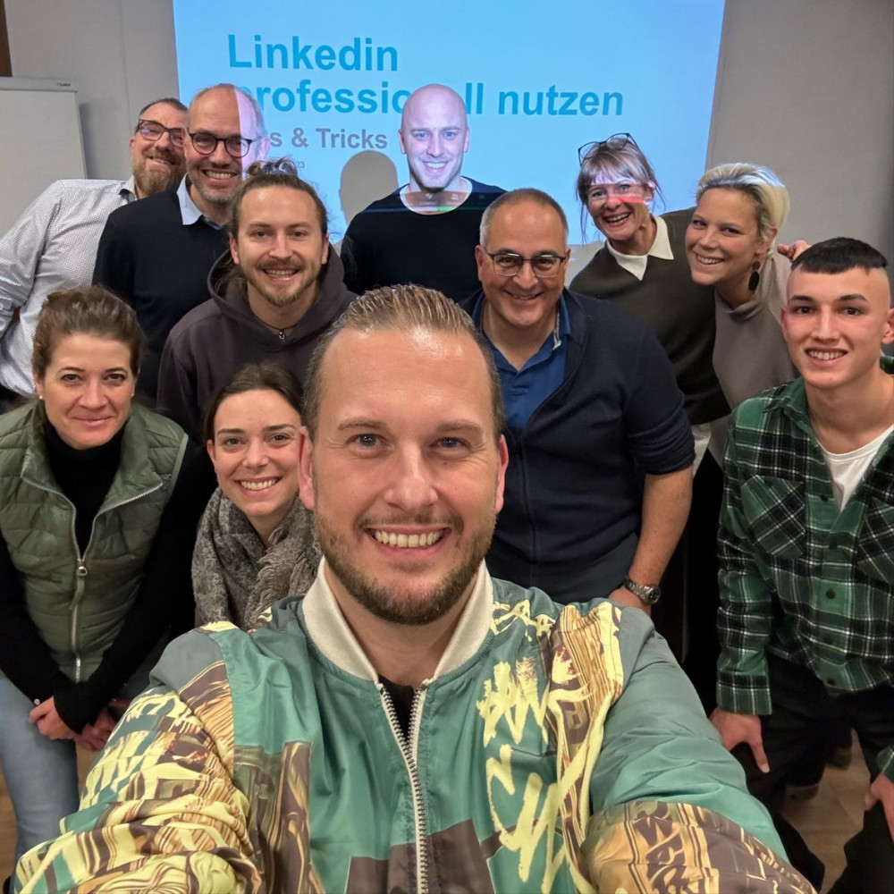 Gruppenübergreifende LinkedIn-Schulung